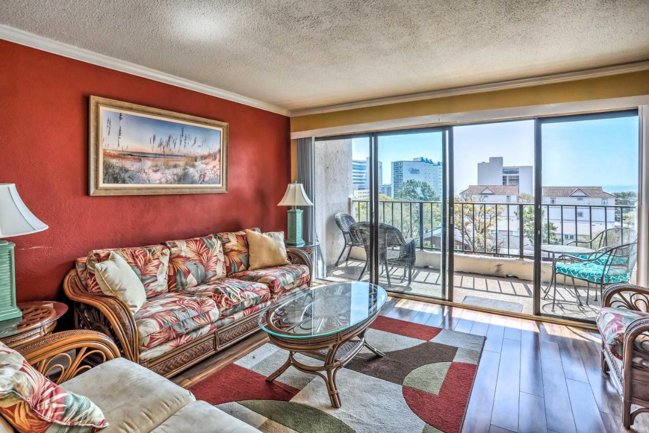 Myrtle Beach Condo, 1 Block To Ocean Shore! Exterior foto
